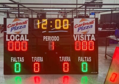 Marcadores Electrónicos Deportivos Led - Monterrey TLM Canchas