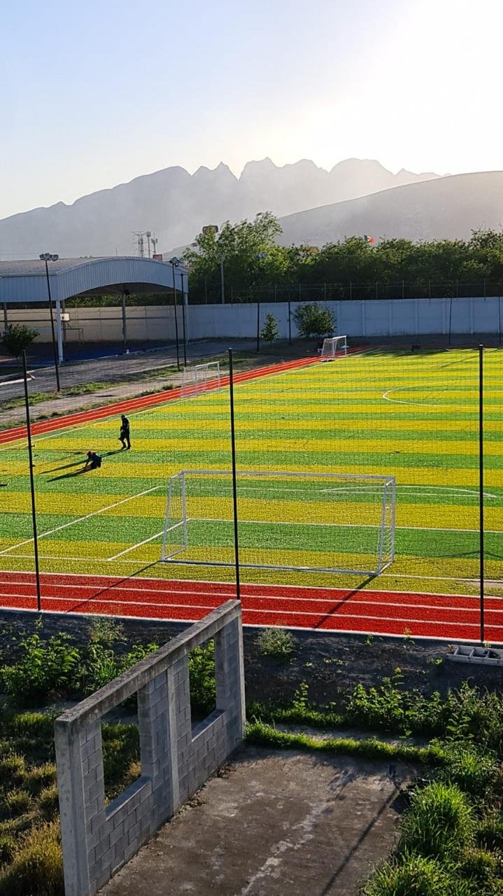 Construcción de Cancha de Fútbol 7 con Pasto sintético 9